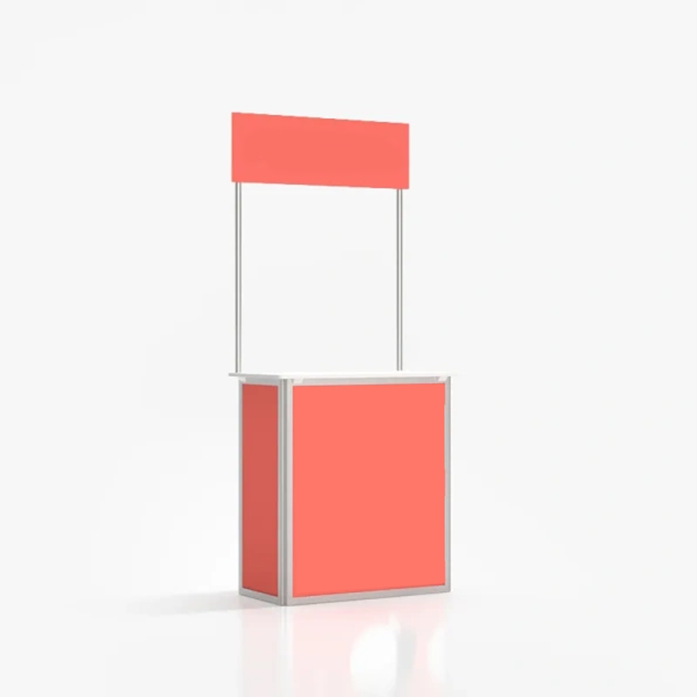 Prezentačný stolík s vrchnou reklamnou plochou